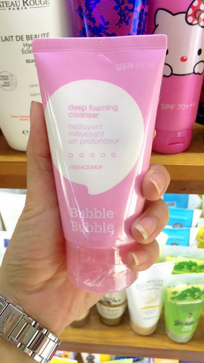 Sữa rửa mặt The Face Shop Bubble Bubble Foaming Cleanser