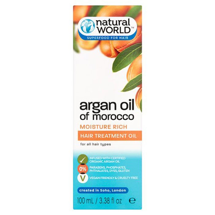 Dầu Dưỡng Tóc Natural World Argan Oil of Morocco Hair Treatment Oil