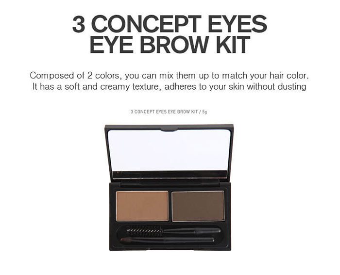 Bột Tán Mày 3CE Concept Eyes Brow Kit