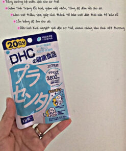 vien uong nhau thai dhc placenta nhat ban 60 vien 20 ngay