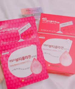 mat na 2 buoc uong va dap daily beauty collagen mask 9