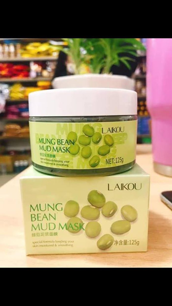 Mặt nạ Laikou Mung Bean Mud Mask