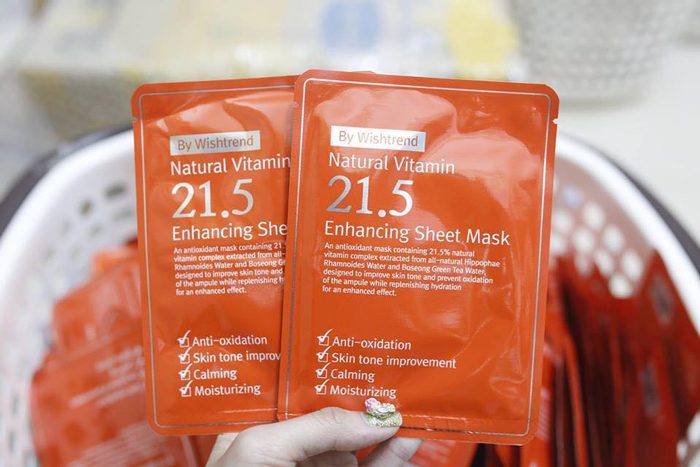 Mặt nạ Natural Vitamin 21.5 Enhancing Sheet Mask