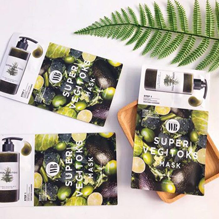 Mặt nạ rau củ thải độc Byvibes Wonder Bath Super Vegitoks Mask Step
