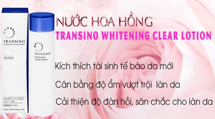 Nước Hoa Hồng Transino Whitening Clear Lotion