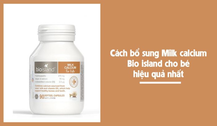 Bio island milk calcium for kids