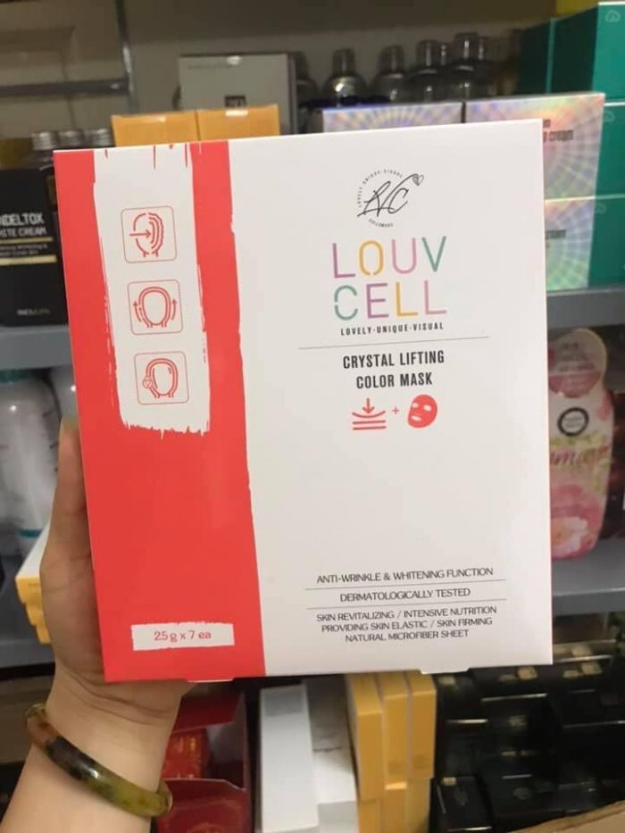 mặt nạ Louv Cell  Crystal color mask
