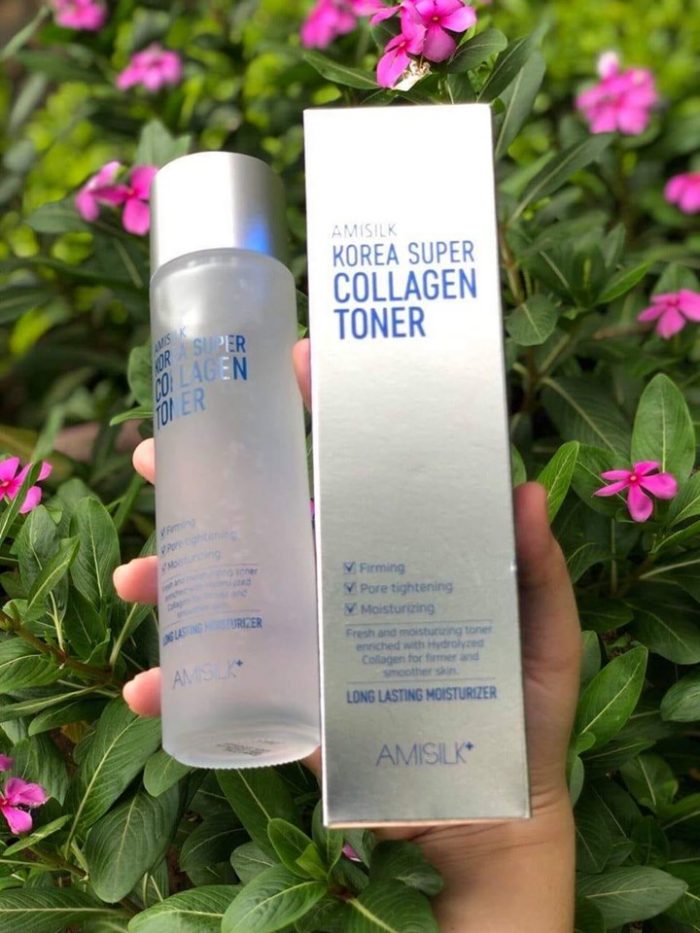 Nước hoa hồng Amisilk Korea Super Collagen Toner