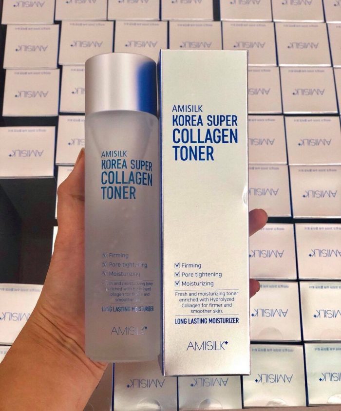 Nước hoa hồng Amisilk Korea Super Collagen Toner