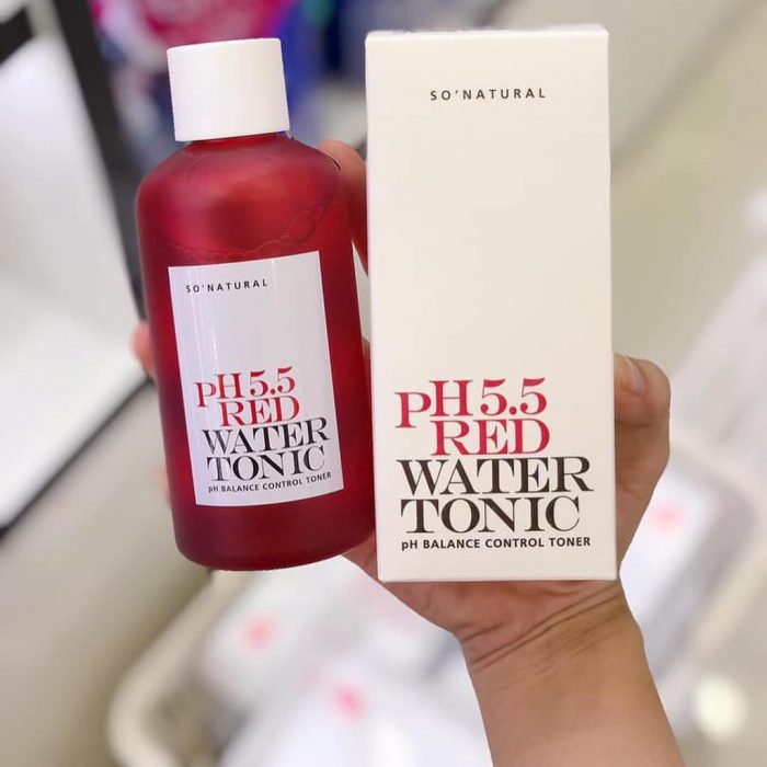 Nước hoa hồng So' Natural pH 5.5 Red Water Tonic