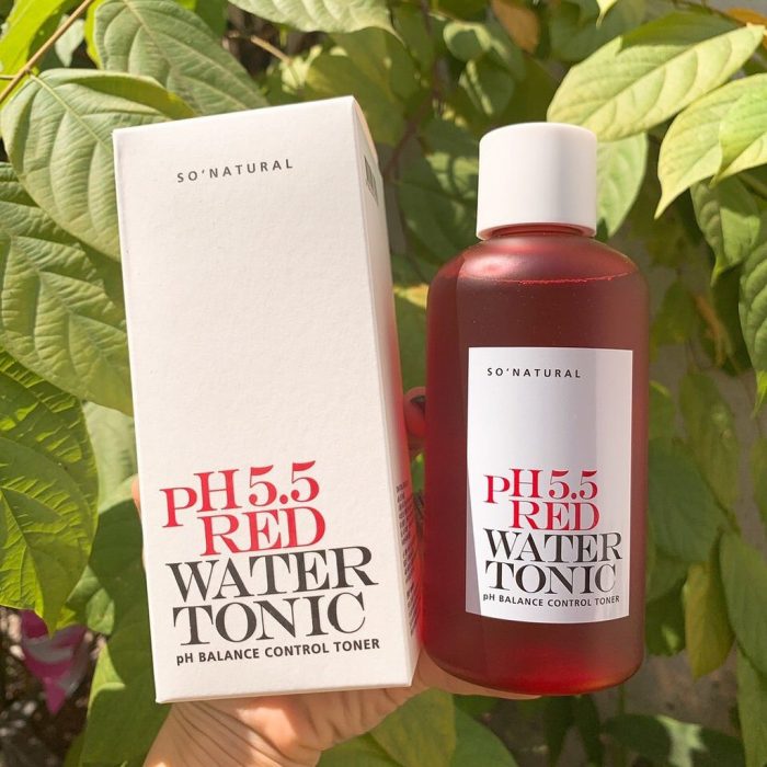 Nước hoa hồng So' Natural pH 5.5 Red Water Tonic