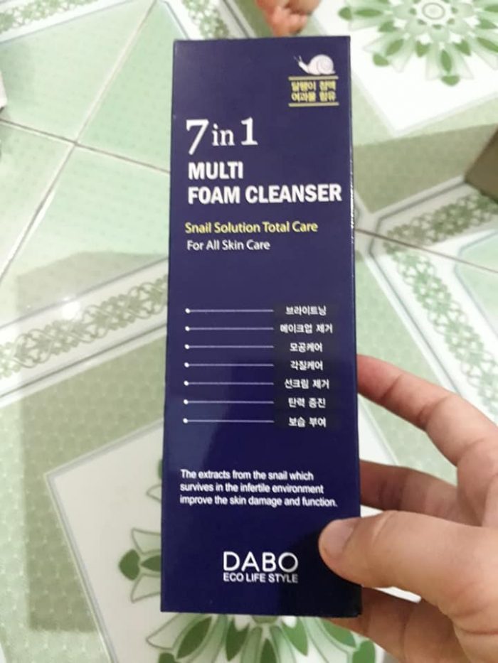 Sữa rửa mặt DaBo 7 in 1 Multi Foam Cleanser