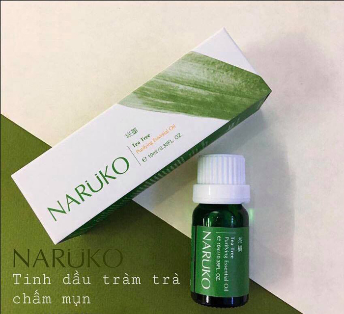 Tinh dầu tràm trà Naruko Tea Tree Purifying Essential Oil 10ml - trị mụn