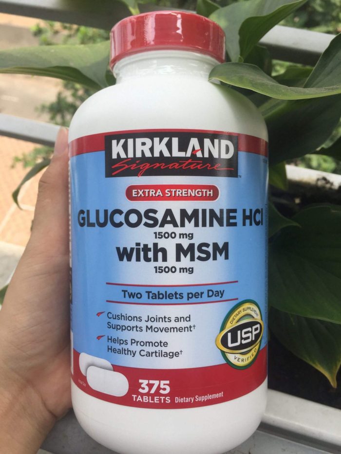 Viên uống bổ khớp Kirkland Signature Glucosamine with MSM