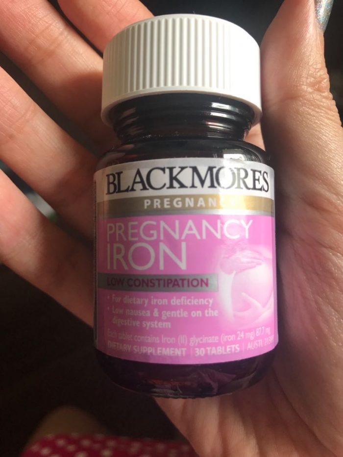Viên Sắt Cho Bà Bầu Blackmores Pregnancy Iron
