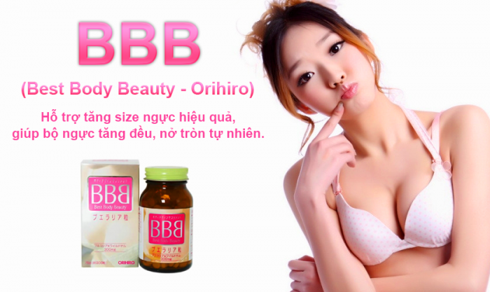 Viên uống nở ngực Orihiro BBB Best Beauty Body