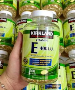 Viên uống Kirkland Signature Vitamin E 400 IU 500 Viên của Mỹ