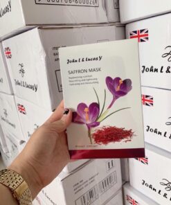 saffron laura sunshine sheet mask 1