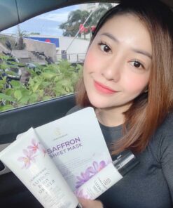 saffron laura sunshine sheet mask 2