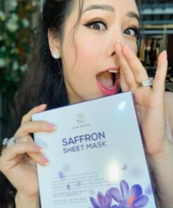 saffron laura sunshine sheet mask 4