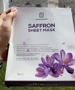 saffron laura sunshine sheet mask 8