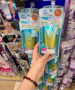 skin aqua tone up uv essence mint green limited 1