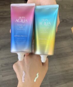 skin aqua tone up uv essence mint green limited 2