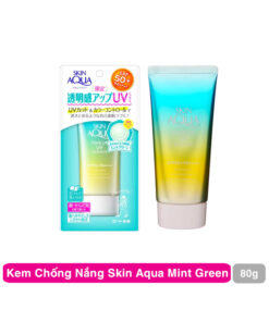 skin aqua tone up uv essence mint green limited 5