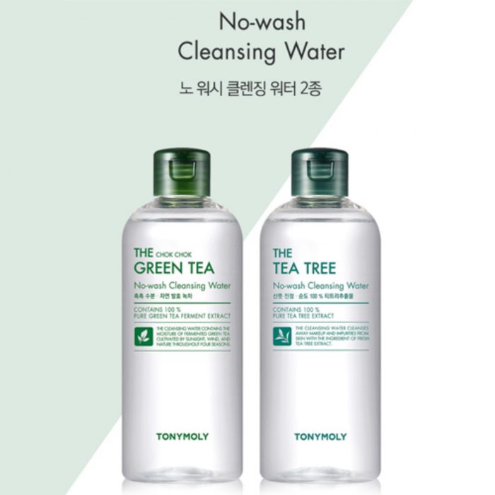 Nước tẩy trang Tonymoly The Chok Chok Green Tea No-wash Cleansing Water