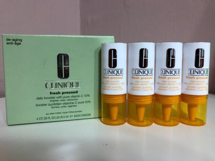 Tinh chất CLINIQUE Fresh Pressed Daily Booster with Pure Vitamin C