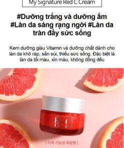 Kem duong trang da mo nam Tiam Red C Cream 1