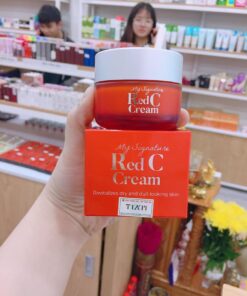 Kem duong trang da mo nam Tiam Red C Cream 2