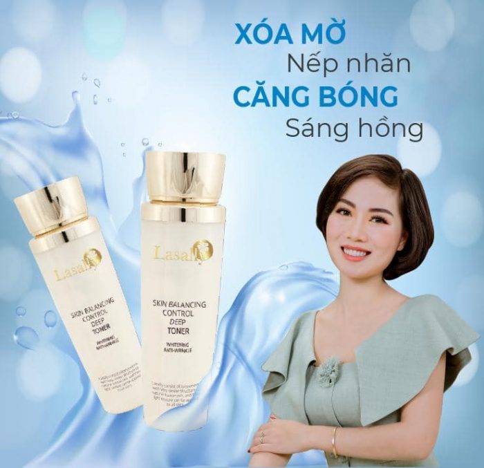 Nước Hoa Hồng Lasally skin balancing control deep toner” width=