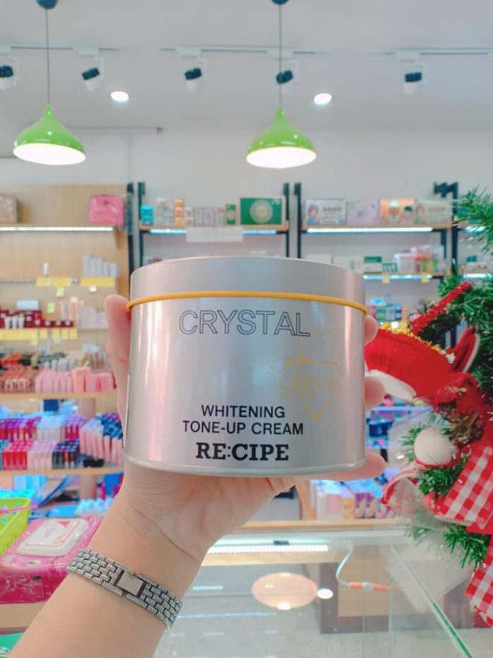 Kem dưỡng trắng da RECIPE Crystal Whitening Tone-up Cream