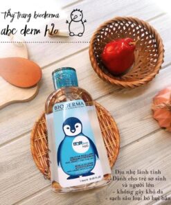 nuoc tay trang bioderma abcderm h2o solution micellaire 12