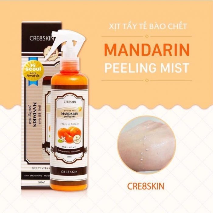 Tẩy Da Chết Cre8Skin Mandarin Peeling Mist