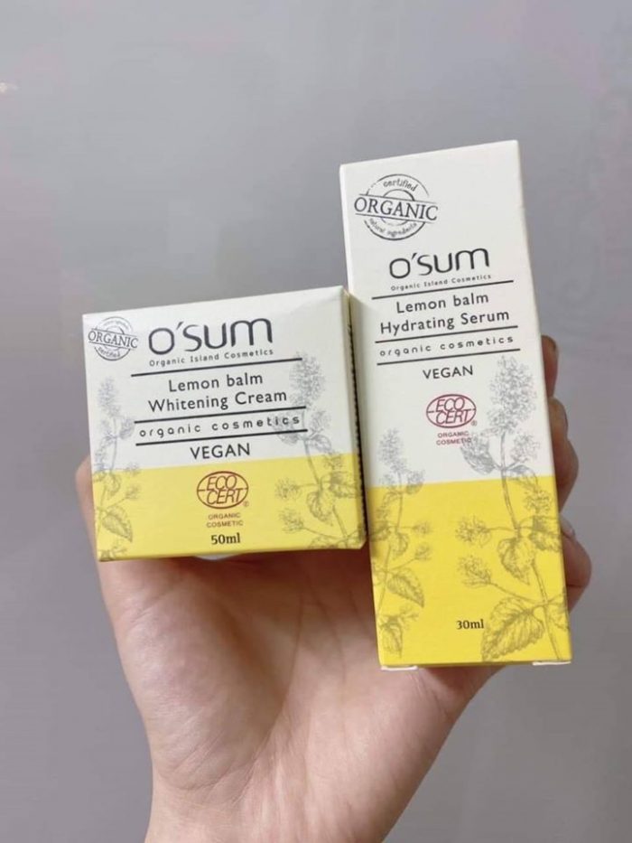 Kem dưỡng trắng O'sum Organic Lemon Balm Whitening Cream