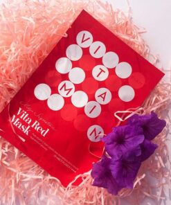 Mat na duong trang da Vitamin C Tiam Vita Red Mask 3