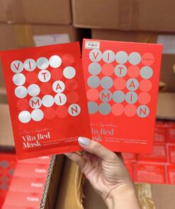 Mat na duong trang da Vitamin C Tiam Vita Red Mask 4