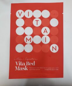 Mat na duong trang da Vitamin C Tiam Vita Red Mask 5