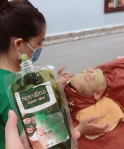 Mat na sui bot thai doc tao xoan Spirullina Organic Mask 7