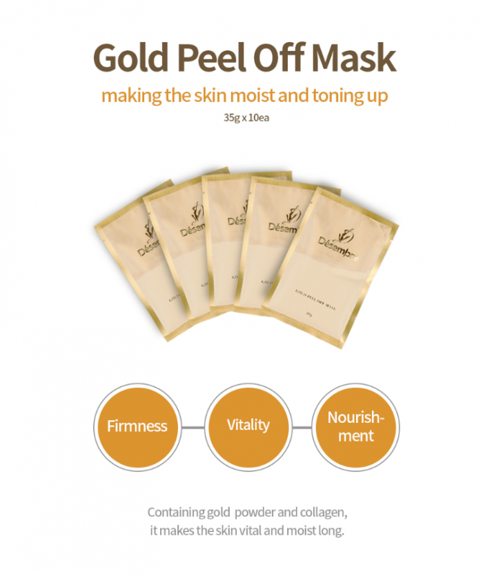 Mặt nạ vàng Désembre Gold Peel Off Mask