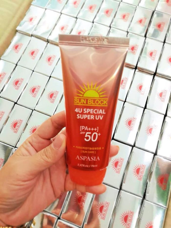 Kem Chống Nắng Aspasia Sunblock 4U Special Super UV SPF 50+ PA+++