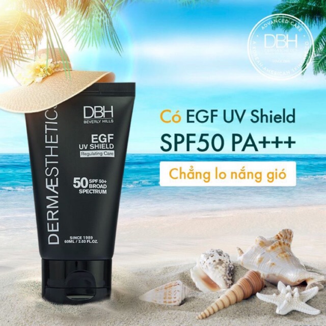 Kem chống nắng DBH EGF UV Shield SPF50 PA+++