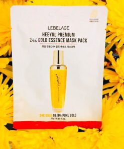 Mat Na Tinh Chat Vang LEBELAGE Heeyul Premium 24k Gold Essence Mask Pack 2