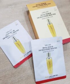 Mat Na Tinh Chat Vang LEBELAGE Heeyul Premium 24k Gold Essence Mask Pack 6