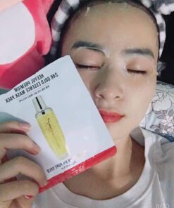 Mat Na Tinh Chat Vang LEBELAGE Heeyul Premium 24k Gold Essence Mask Pack 7