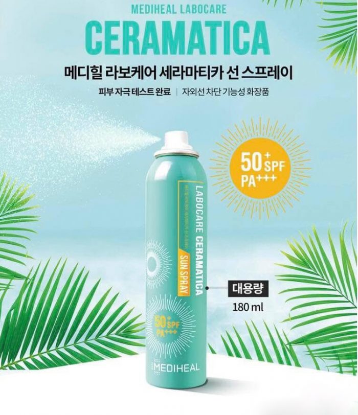 Xịt Chống Nắng Mediheal Labocare Ceramatica Sun Spray SPF50+ PA+++