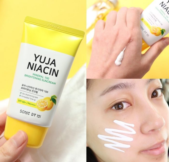 Review Kem chống nắng Some By Mi Yuja Niacin Mineral 100 Brightening  Suncream】