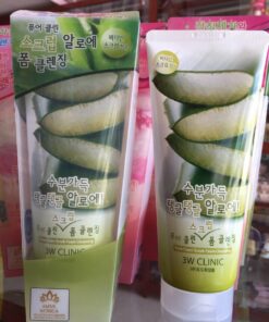 sua rua mat tay da chet 3w clinic lo hoi pure scrub foam cleansing 7